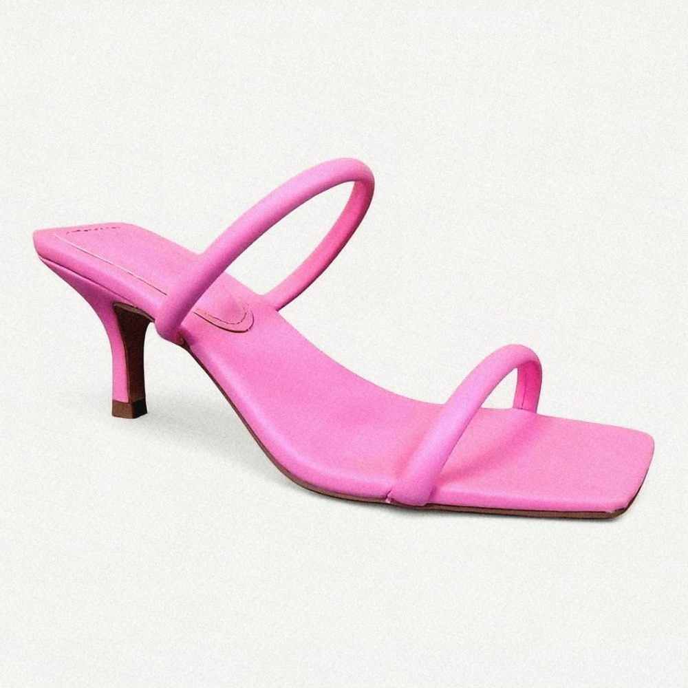 Double Strap Sandal Heels